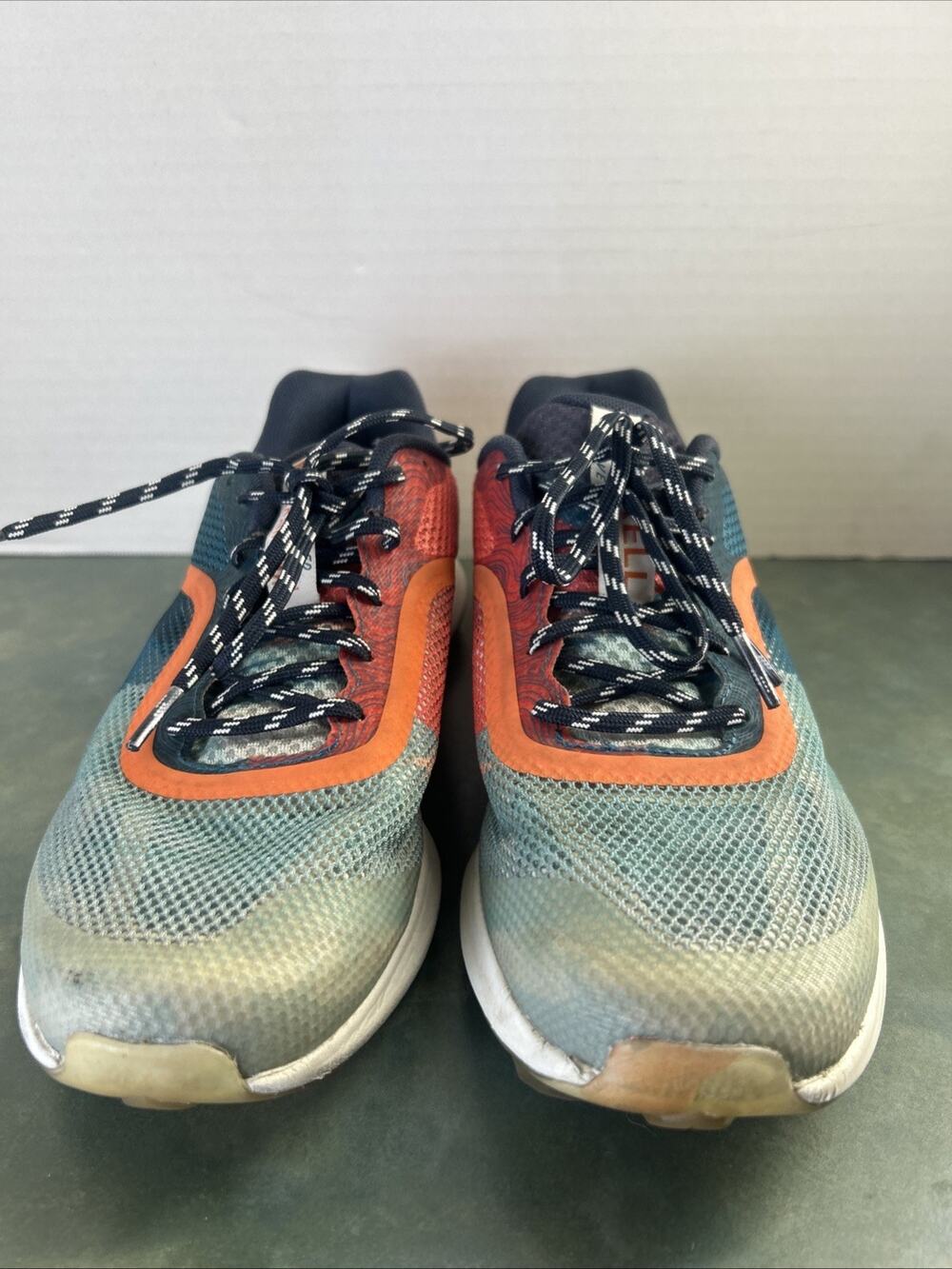 Merrell J002472 Womens 9 Trail Running Shoes Blue Orange AS IS Very Worn
